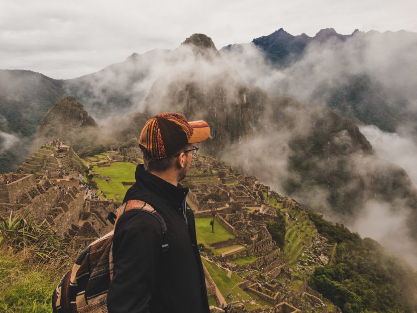 Marcin Krokowski on Machu Picchu