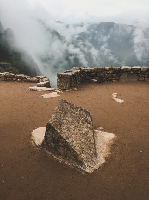 Zegar słoneczny w Machu Picchu