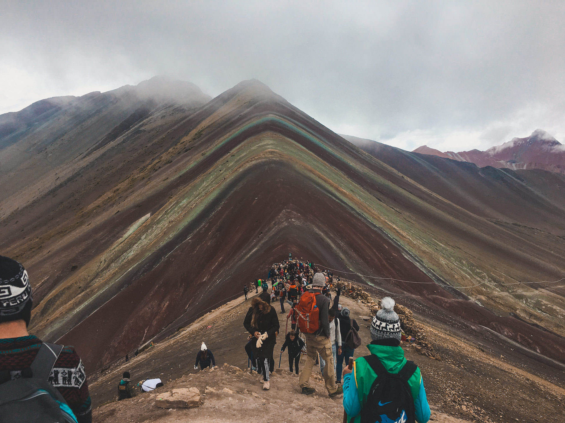 Tęczowa Góra w Peru