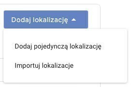 Dodaj lokalizację Google Moja Firma