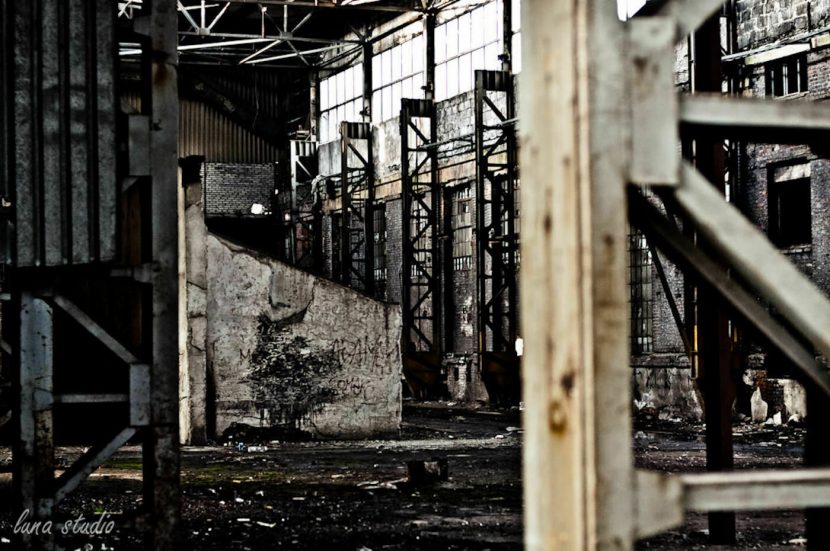 Opuszczona fabryka Ursus w Warszawie