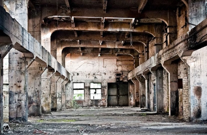 Abandoned Ursus factory in Warsaw