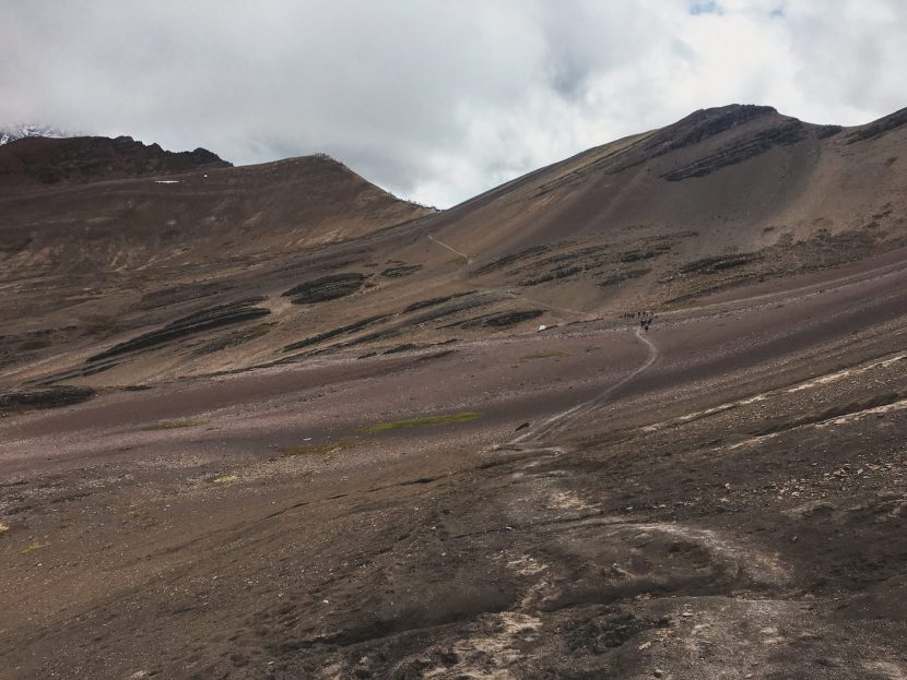 Rainbow mountain in Peru