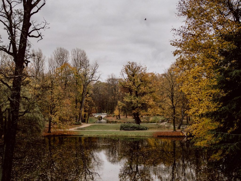 Autumn in the Royal Łazienki Park in Warsaw