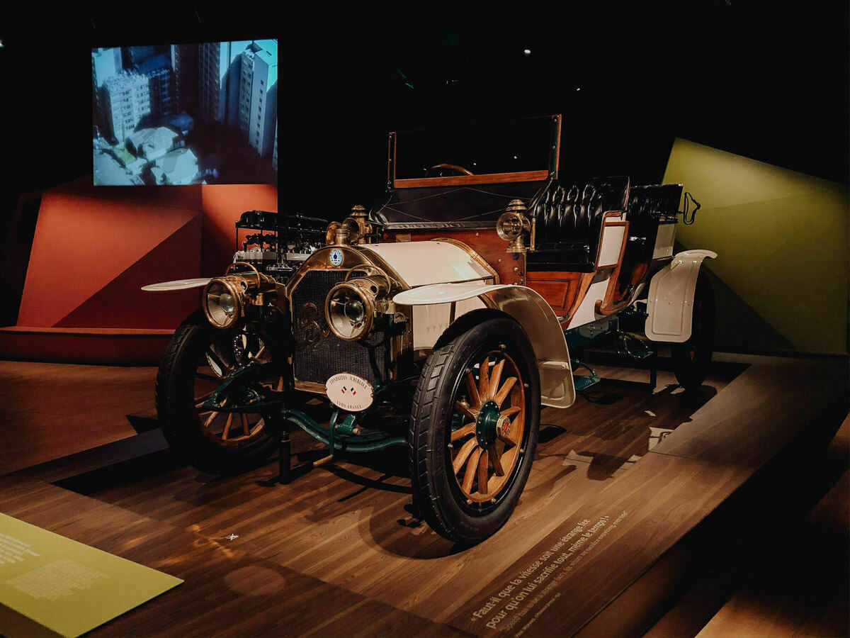 Retro car in the museum